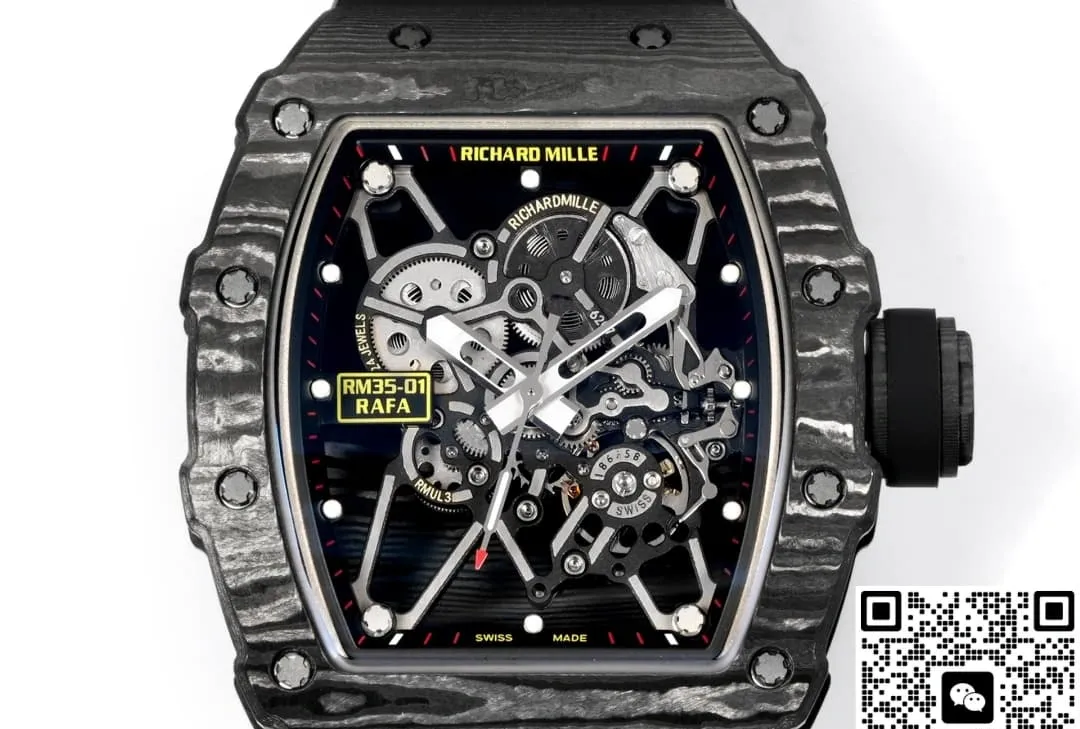 NEW Factory Richard Mille RM35-01 Black dial 1:1 Best Edition Replica Watch