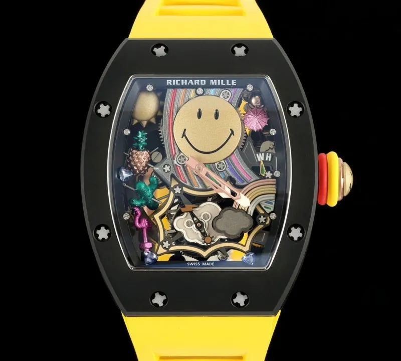 NEW Factory Richard Mille RM88 Black ceramic 1:1 Best Edition Replica Watch