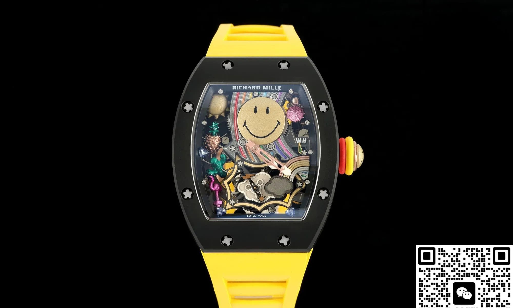 NEW Factory Richard Mille RM88 Black ceramic 1:1 Best Edition Replica Watch