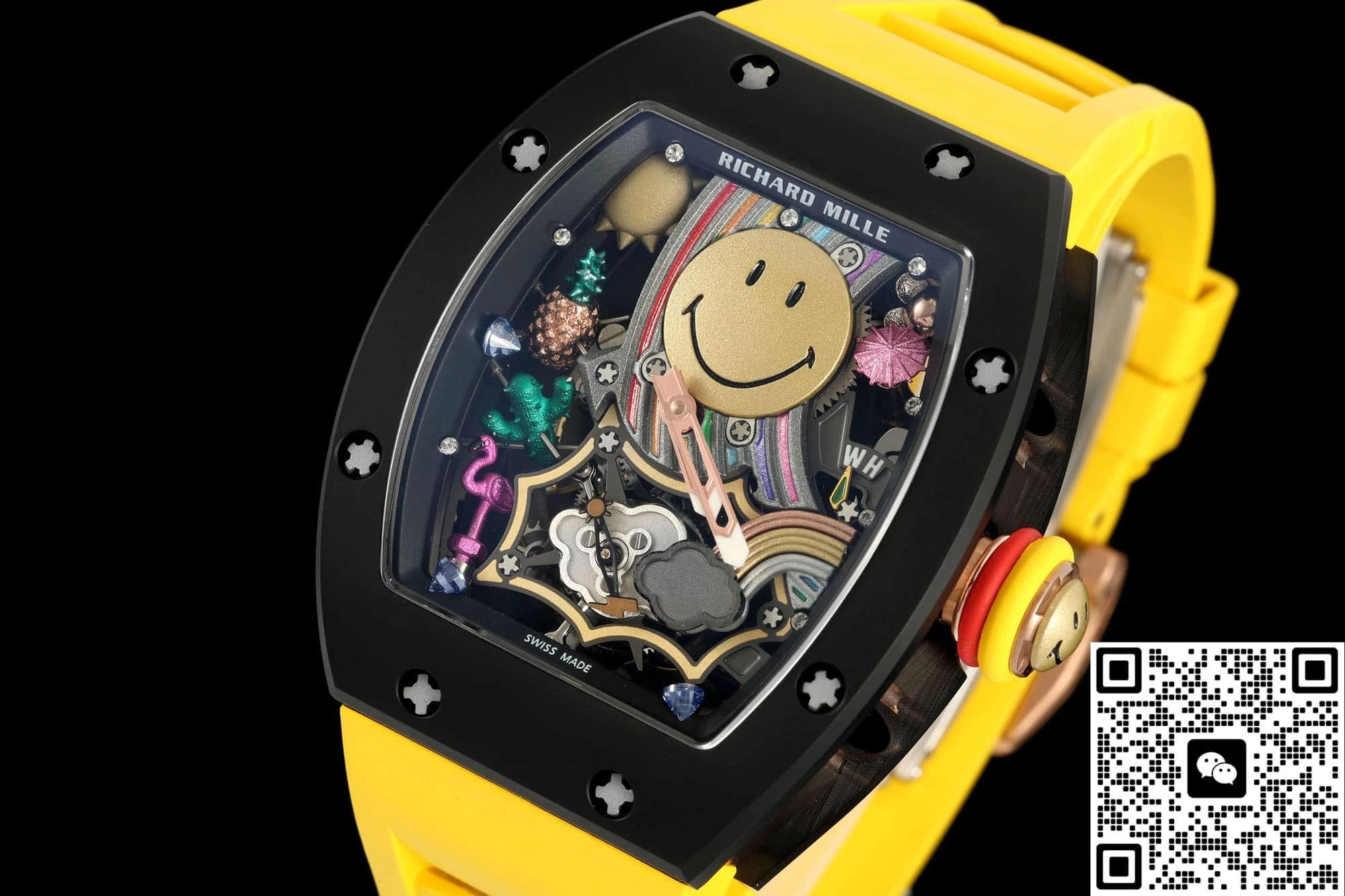 NEW Factory Richard Mille RM88 Black ceramic 1:1 Best Edition Replica Watch