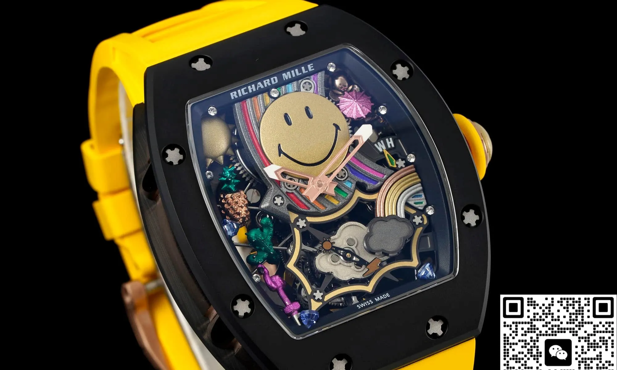 NEW Factory Richard Mille RM88 Black ceramic 1:1 Best Edition Replica Watch