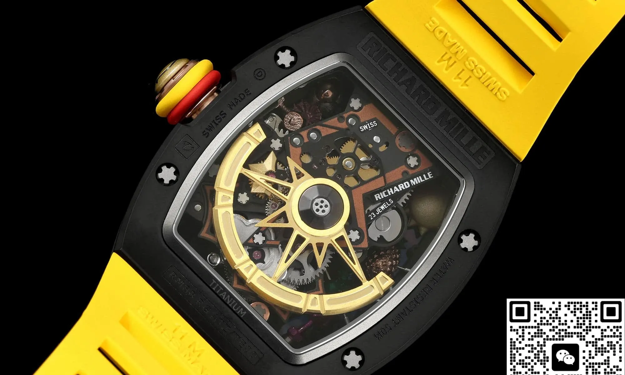 NEW Factory Richard Mille RM88 Black ceramic 1:1 Best Edition Replica Watch