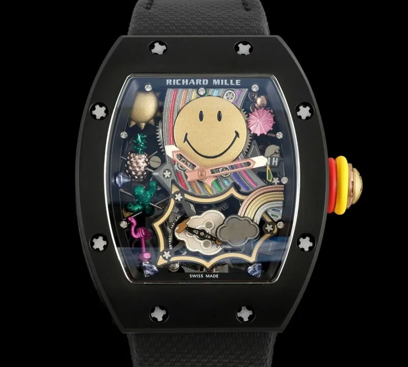 NEW Factory Richard Mille RM88 Black strap 1:1 Best Edition Replica Watch