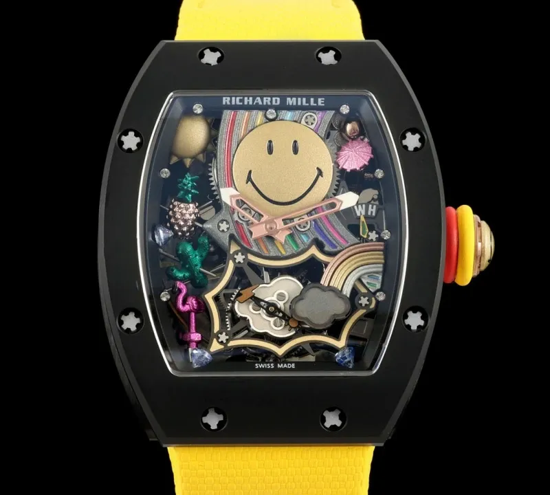 NEW Factory Richard Mille RM88 Transparent back 1:1 Best Edition Replica Watch