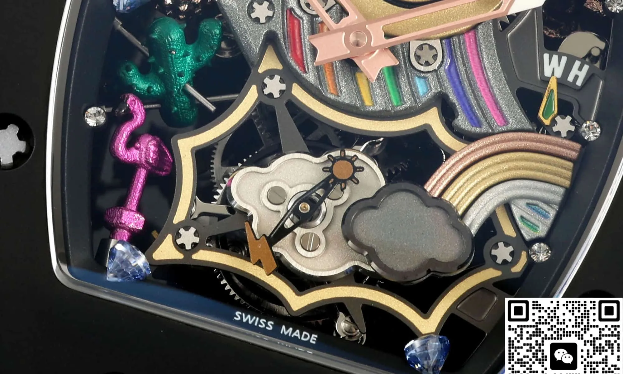 NEW Factory Richard Mille RM88 Transparent back 1:1 Best Edition Replica Watch
