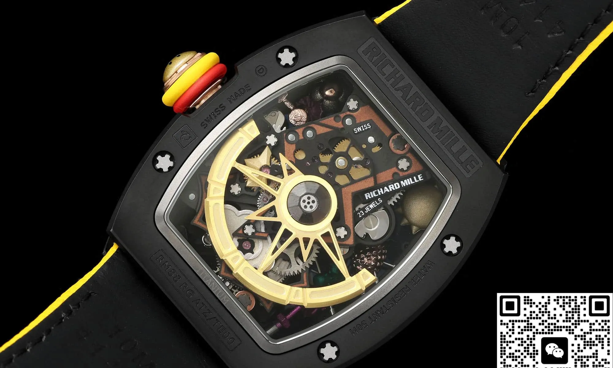 NEW Factory Richard Mille RM88 Transparent back 1:1 Best Edition Replica Watch