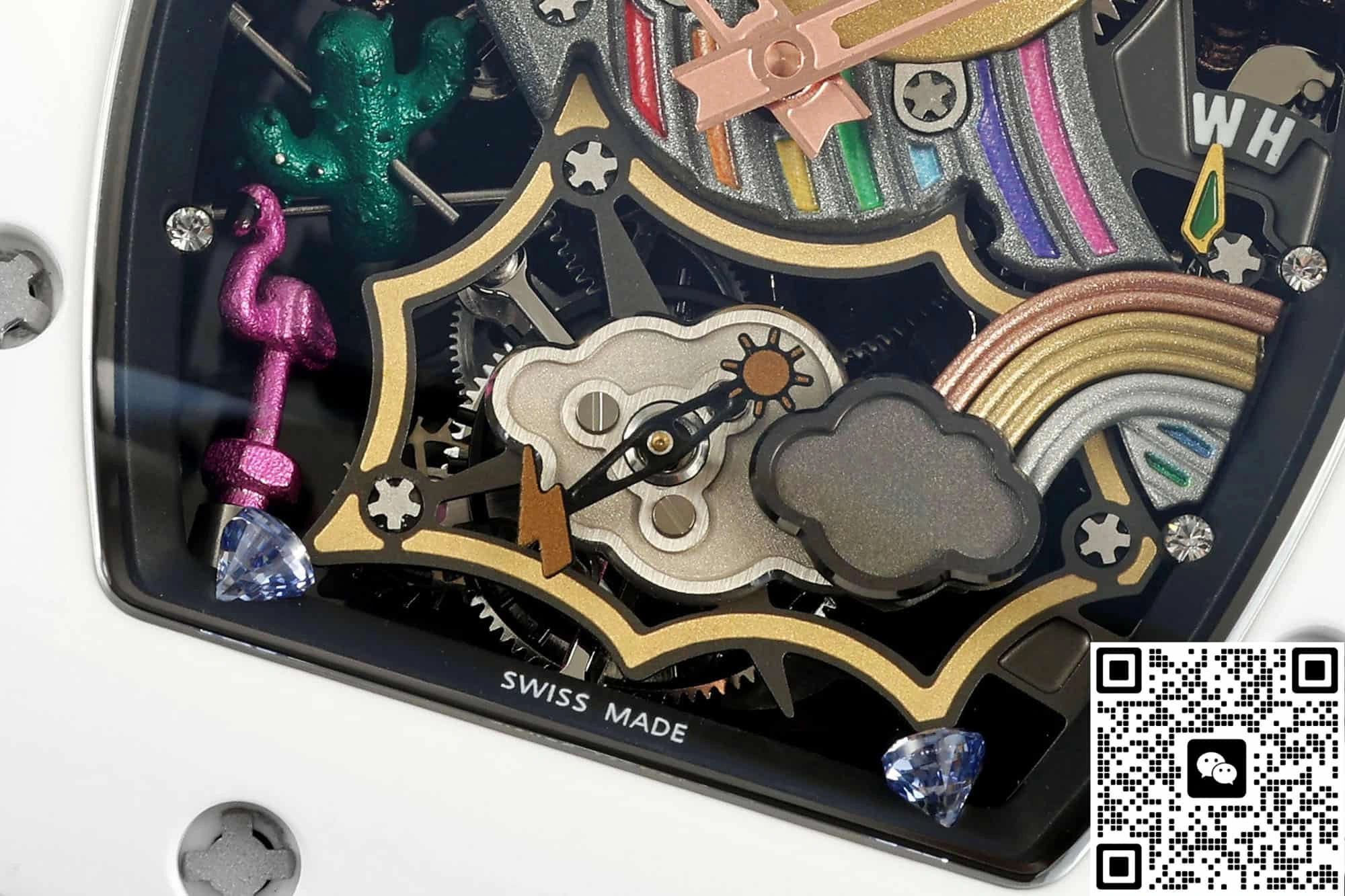 NEW Factory Richard Mille RM88 White ceramic 1:1 Best Edition Replica Watch