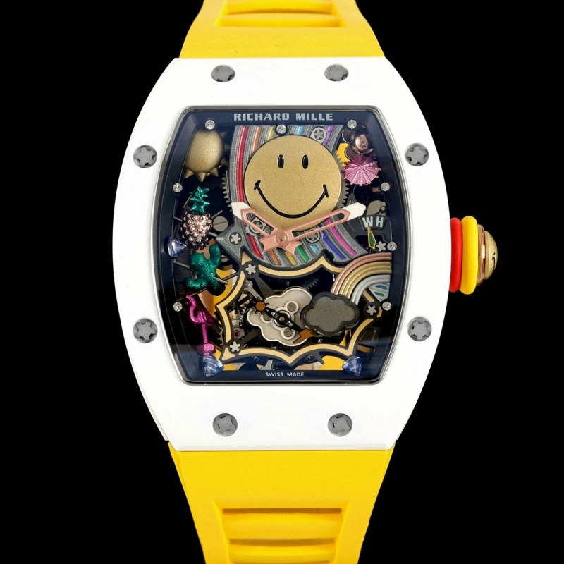 NEW Factory Richard Mille RM88 smiley face 1:1 Best Edition Replica Watch