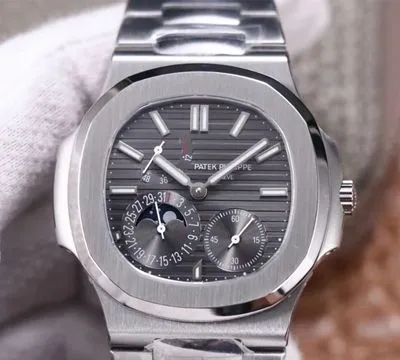 Patek Philippe Nautilus 5712 1A-001 PF Factory 1:1 Best Edition Replica Watch Gray Dial Swiss ETA