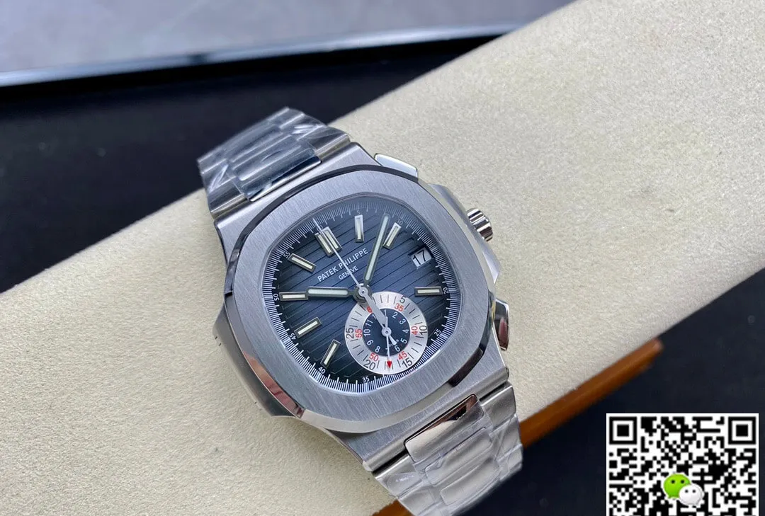 Patek Philippe Nautilus 5980 1A-001 PPF Factory 1:1 Best Edition Replica Watch Titanium Blue Dial