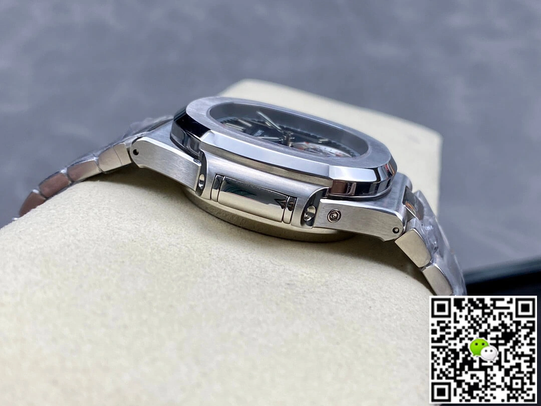 Patek Philippe Nautilus 5980 1A-001 PPF Factory 1:1 Best Edition Replica Watch Titanium Blue Dial