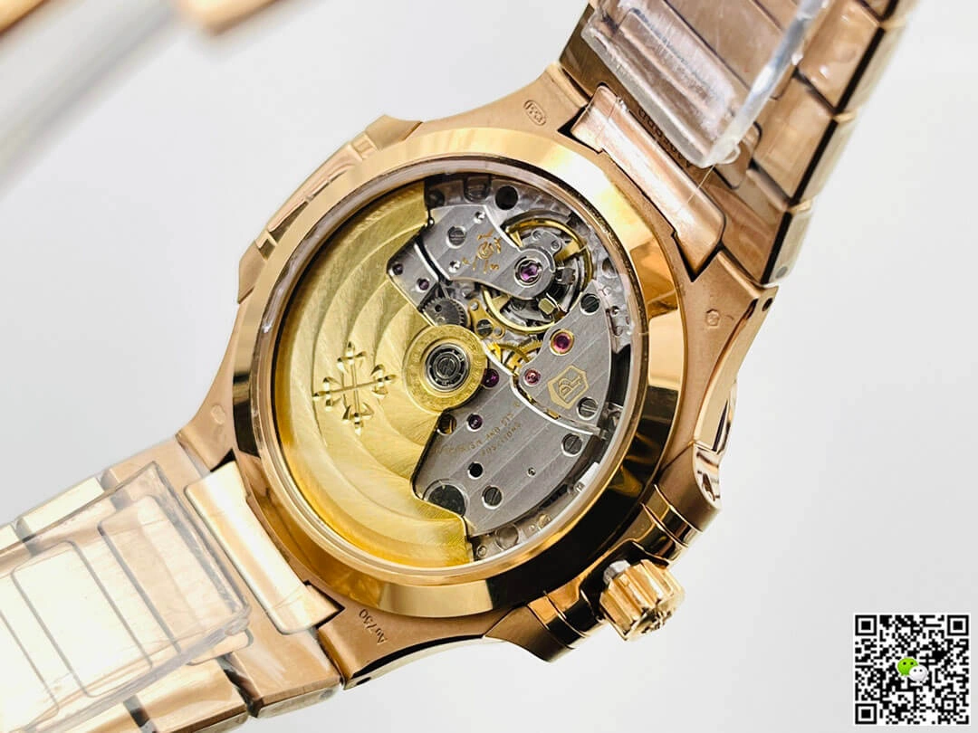 Patek Philippe Nautilus Ladies 7118 1200R-010 3K Factory 1:1 Best Edition Replica Watch Gold Dial