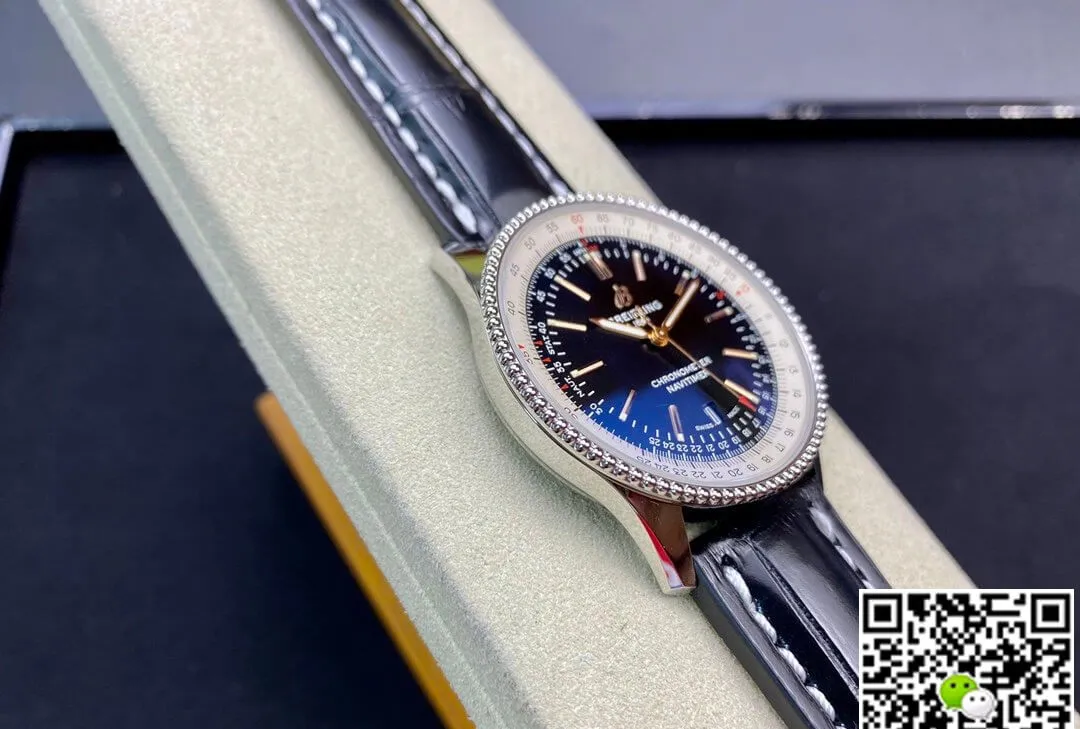 Breitling Navitimer 1 A17326211B1P1 V7 Factory 1:1 Best Edition Replica Watch Leather Strap