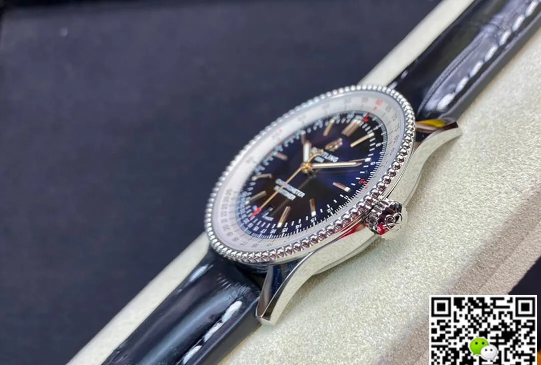 Breitling Navitimer 1 A17326211B1P1 V7 Factory 1:1 Best Edition Replica Watch Leather Strap
