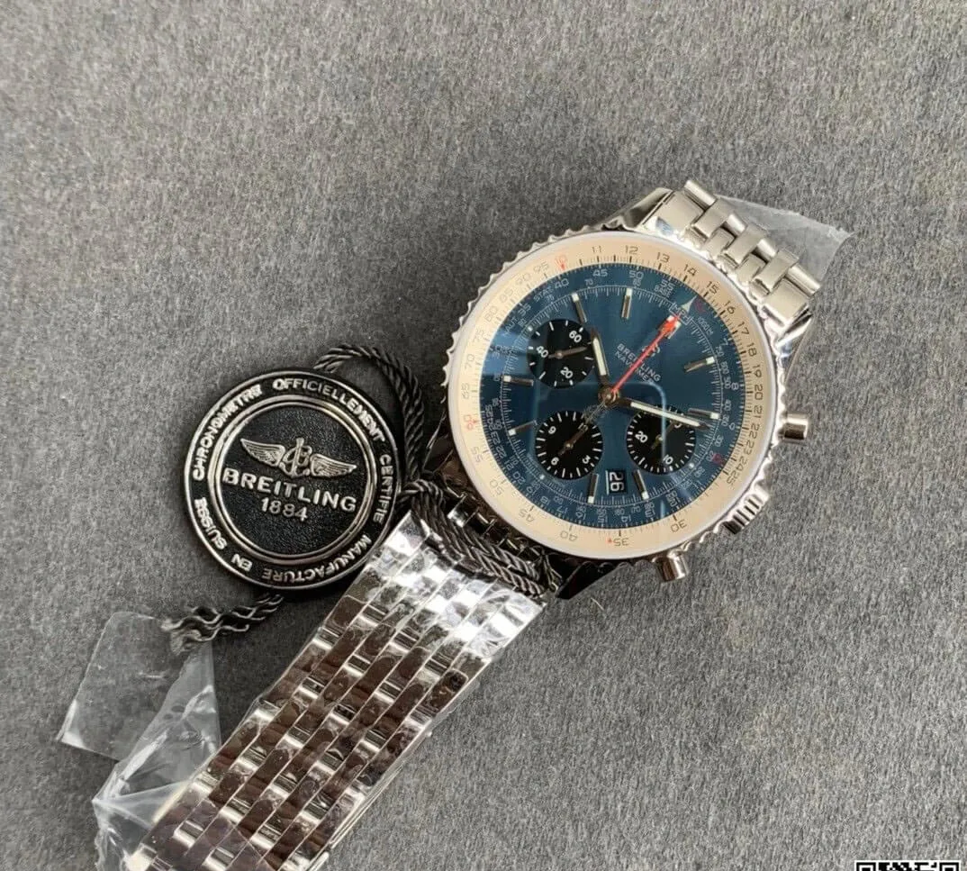 Breitling Navitimer 1 B01 AB0121211C1A1 GF Factory 1:1 Best Edition Replica Watch Blue Dial