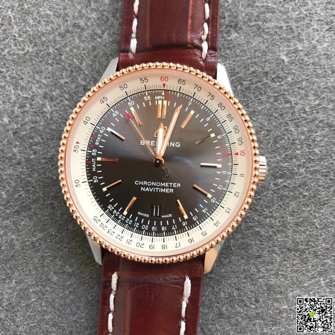 Breitling Navitimer 1 U17326211M1P2 V7 Factory 1:1 Best Edition Replica Watch Leather Strap