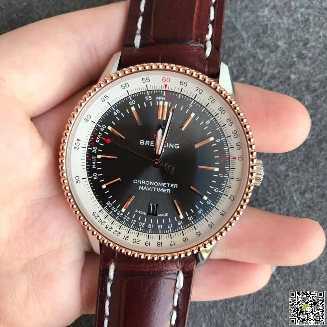 Breitling Navitimer 1 U17326211M1P2 V7 Factory 1:1 Best Edition Replica Watch Leather Strap