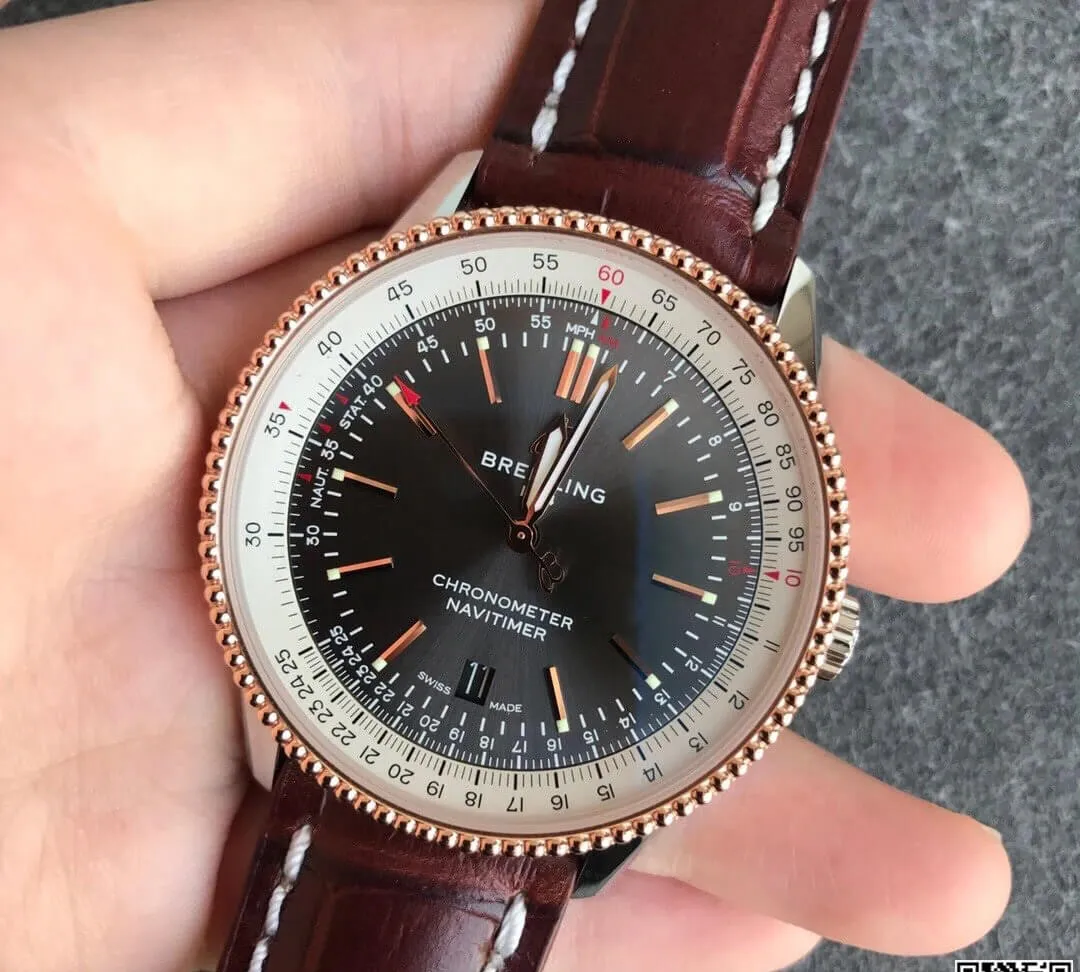 Breitling Navitimer 1 U17326211M1P2 V7 Factory 1:1 Best Edition Replica Watch Leather Strap