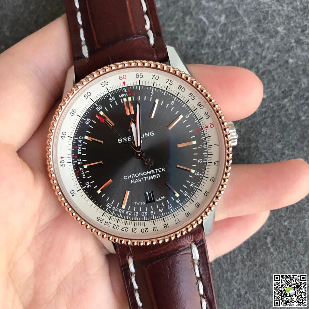 Breitling Navitimer 1 U17326211M1P2 V7 Factory 1:1 Best Edition Replica Watch Leather Strap