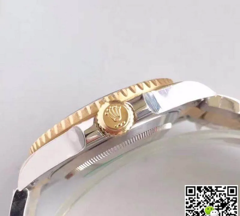 Rolex Submariner Date 116613LN Noob Factory Black Dial 1:1 Best Edition Replica Watch Swiss ETA3135 Gold Wrapped