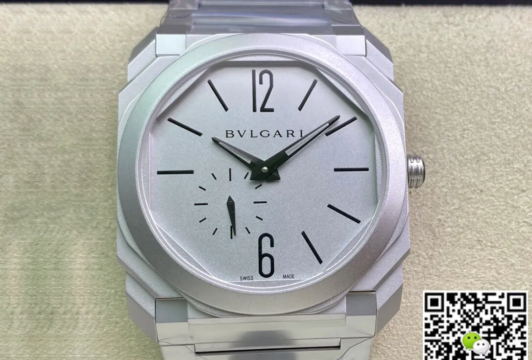 Bvlgari Octo Finissimo 103011 40MM BV Factory 1:1 Best Edition Replica Watch Silver Strap