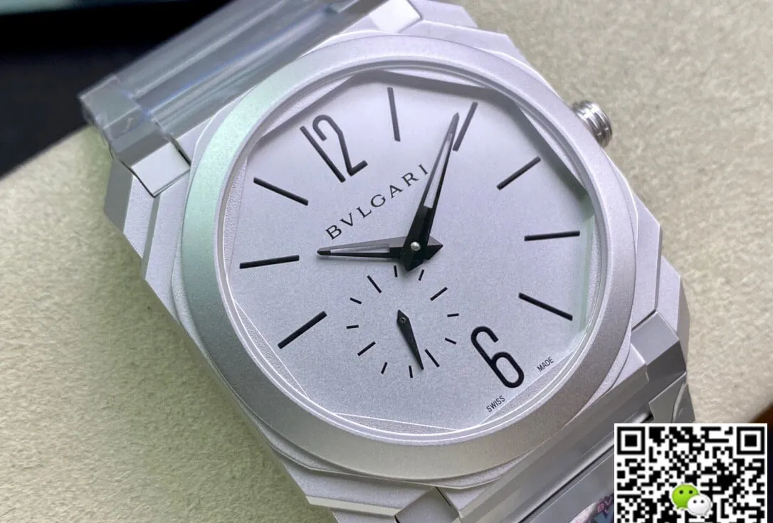 Bvlgari Octo Finissimo 103011 40MM BV Factory 1:1 Best Edition Replica Watch Silver Strap