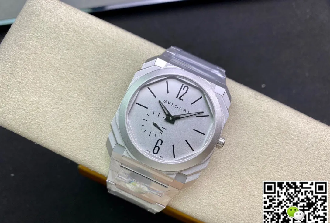 Bvlgari Octo Finissimo 103011 40MM BV Factory 1:1 Best Edition Replica Watch Silver Strap