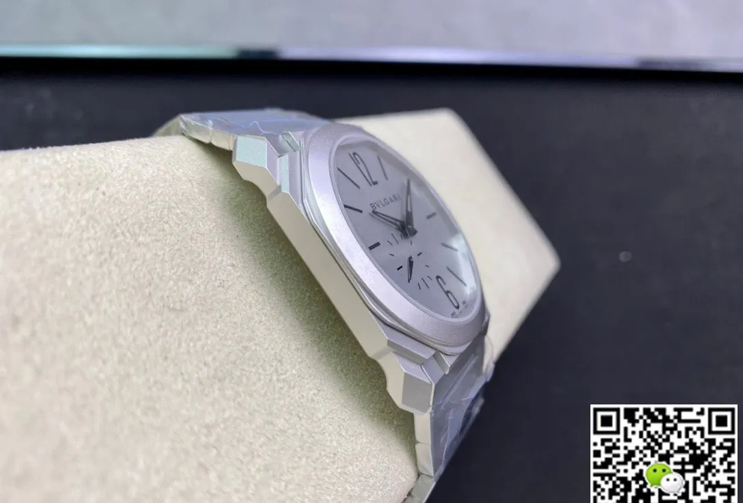 Bvlgari Octo Finissimo 103011 40MM BV Factory 1:1 Best Edition Replica Watch Silver Strap