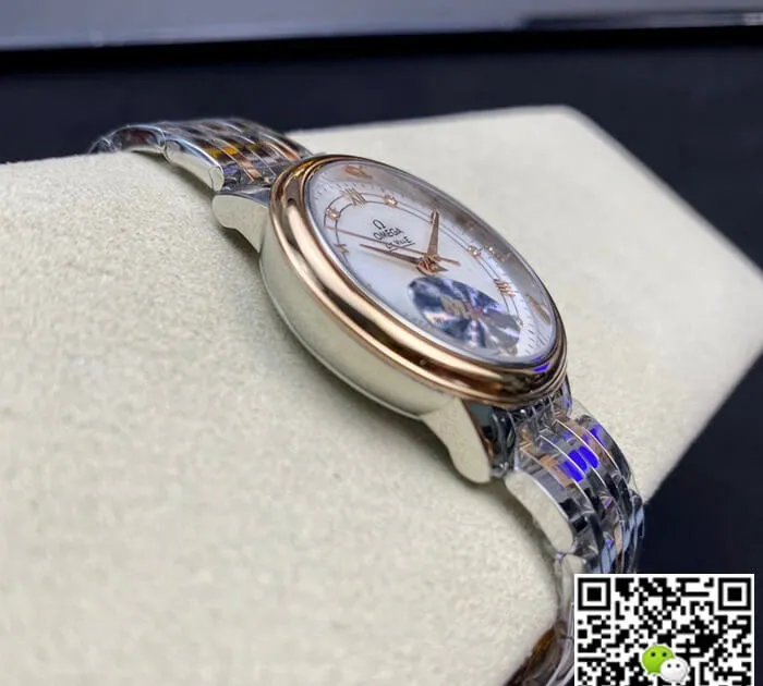 Omega De Ville MKS Factory 1:1 Best Edition Replica Watch White Diamond Dial