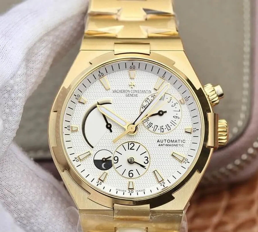 Vacheron Constantin Overseas 47450 B01J-9228 TWA Factory 1:1 Best Edition Replica Watch 18K White Dial