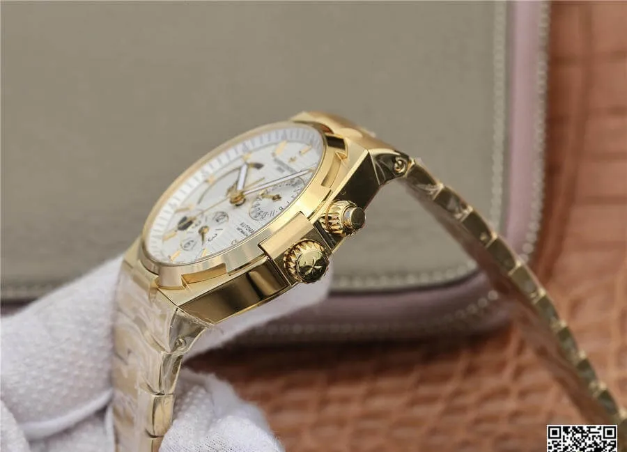 Vacheron Constantin Overseas 47450 B01J-9228 TWA Factory 1:1 Best Edition Replica Watch 18K White Dial