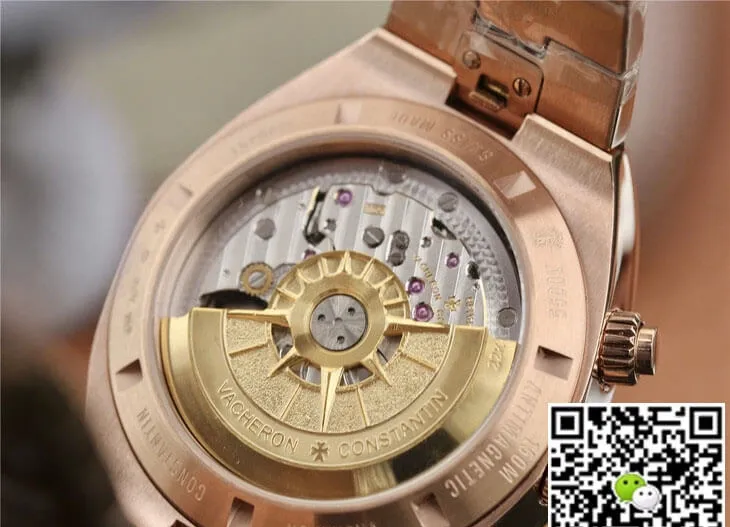 Vacheron Constantin Overseas 5500V 000R-B074 8F Factory 1:1 Best Edition Replica Watch Rose Gold Strap