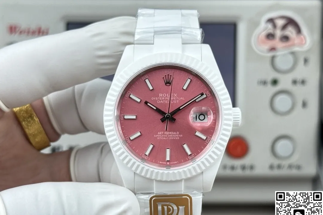 PPM Factory Rolex Datejust Pink Dial 1:1 Best Edition Replica Watch