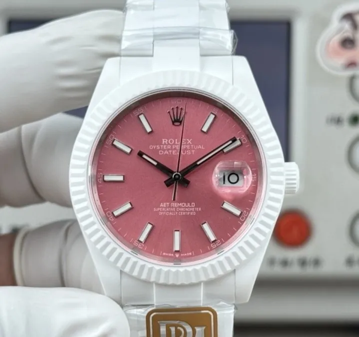 PPM Factory Rolex Datejust Pink Dial 1:1 Best Edition Replica Watch