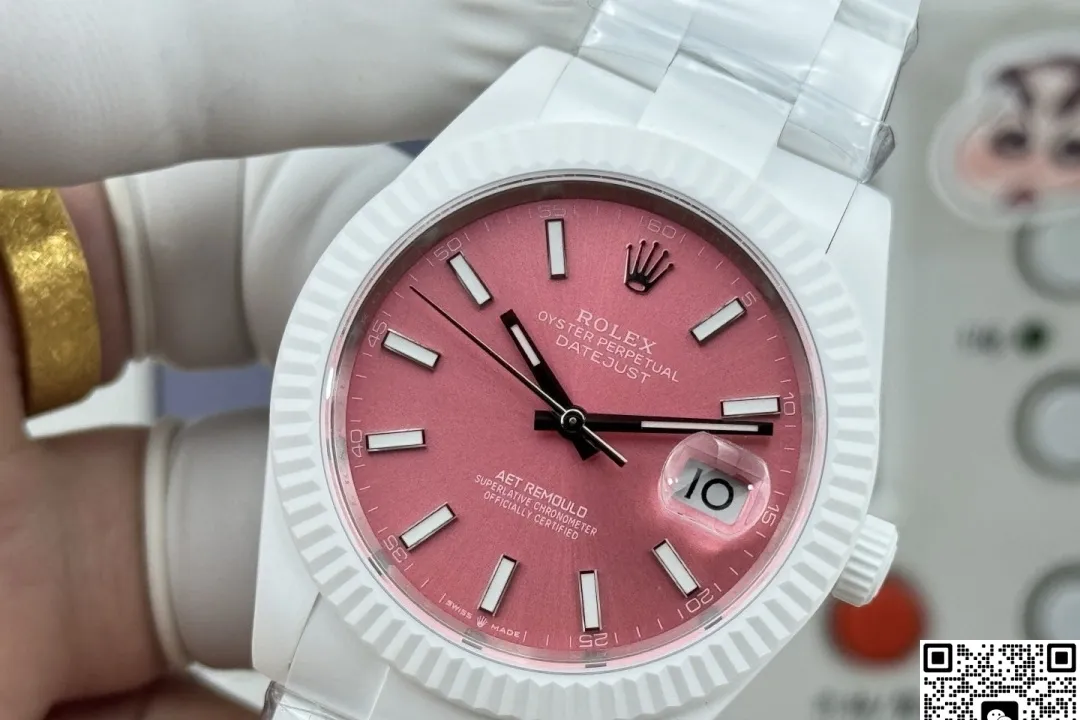 PPM Factory Rolex Datejust Pink Dial 1:1 Best Edition Replica Watch