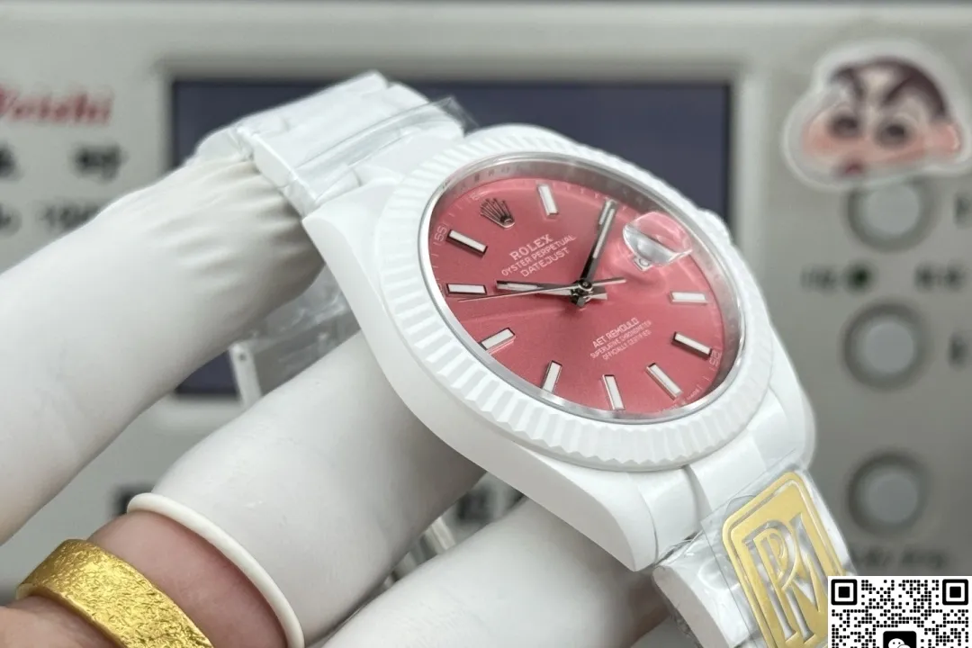 PPM Factory Rolex Datejust Pink Dial 1:1 Best Edition Replica Watch