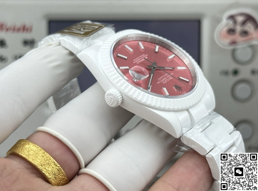 PPM Factory Rolex Datejust Pink Dial 1:1 Best Edition Replica Watch