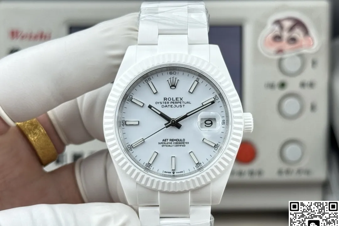 PPM Factory Rolex Datejust White Dial 1:1 Best Edition Replica Watch