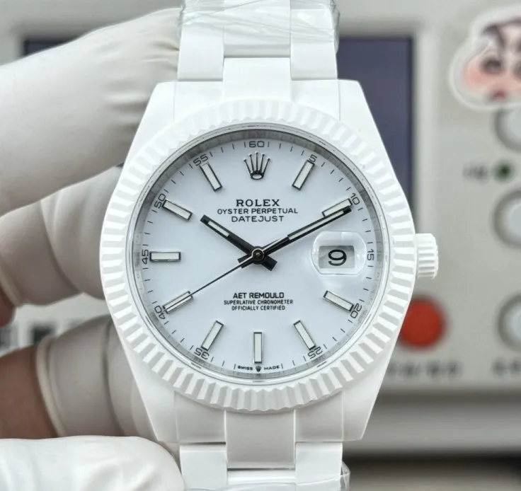 PPM Factory Rolex Datejust White Dial 1:1 Best Edition Replica Watch