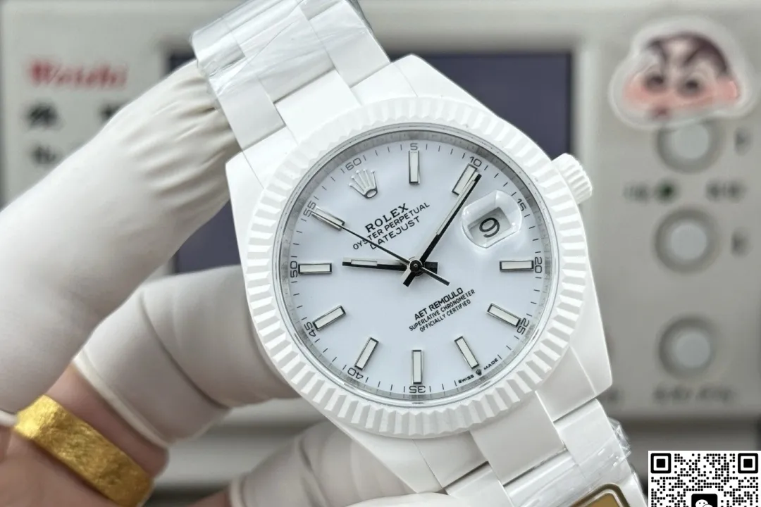 PPM Factory Rolex Datejust White Dial 1:1 Best Edition Replica Watch