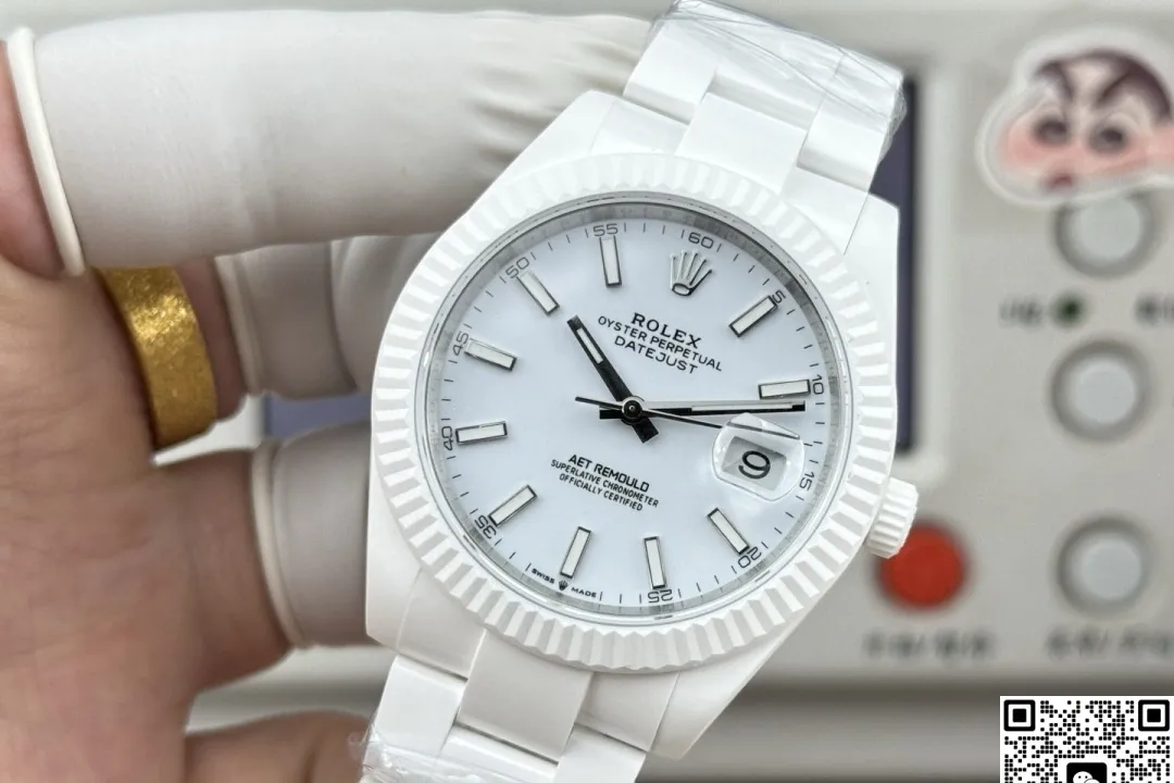 PPM Factory Rolex Datejust White Dial 1:1 Best Edition Replica Watch