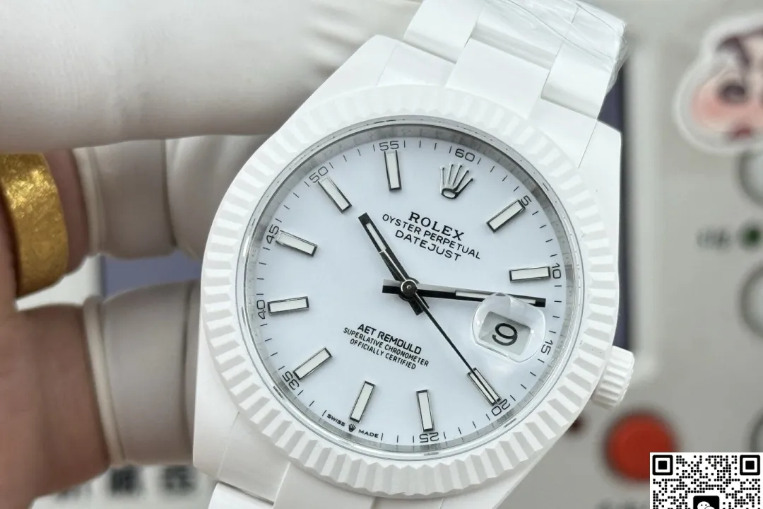PPM Factory Rolex Datejust White Dial 1:1 Best Edition Replica Watch
