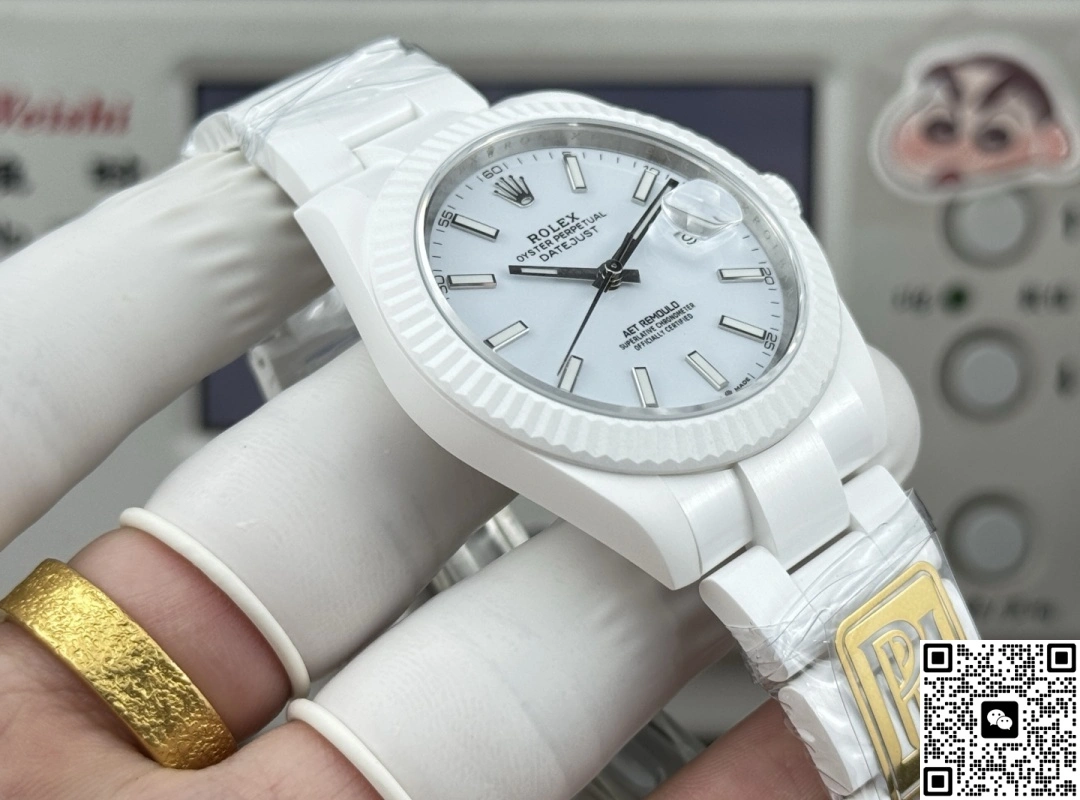 PPM Factory Rolex Datejust White Dial 1:1 Best Edition Replica Watch