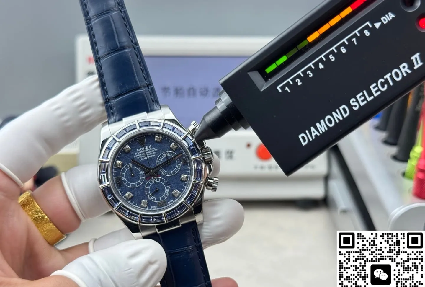 PPM Factory Rolex Daytona 116589 Blue Diamond 1:1 Best Edition Replica Watch