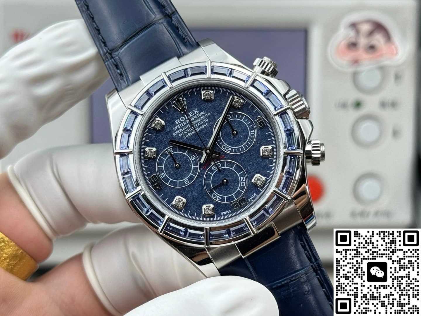 PPM Factory Rolex Daytona 116589 Blue Diamond 1:1 Best Edition Replica Watch