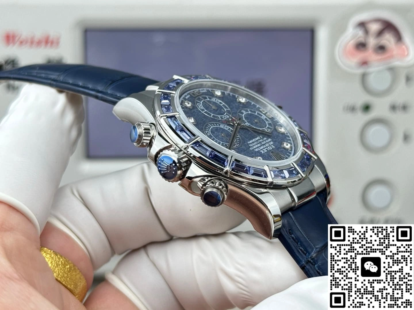 PPM Factory Rolex Daytona 116589 Blue Diamond 1:1 Best Edition Replica Watch