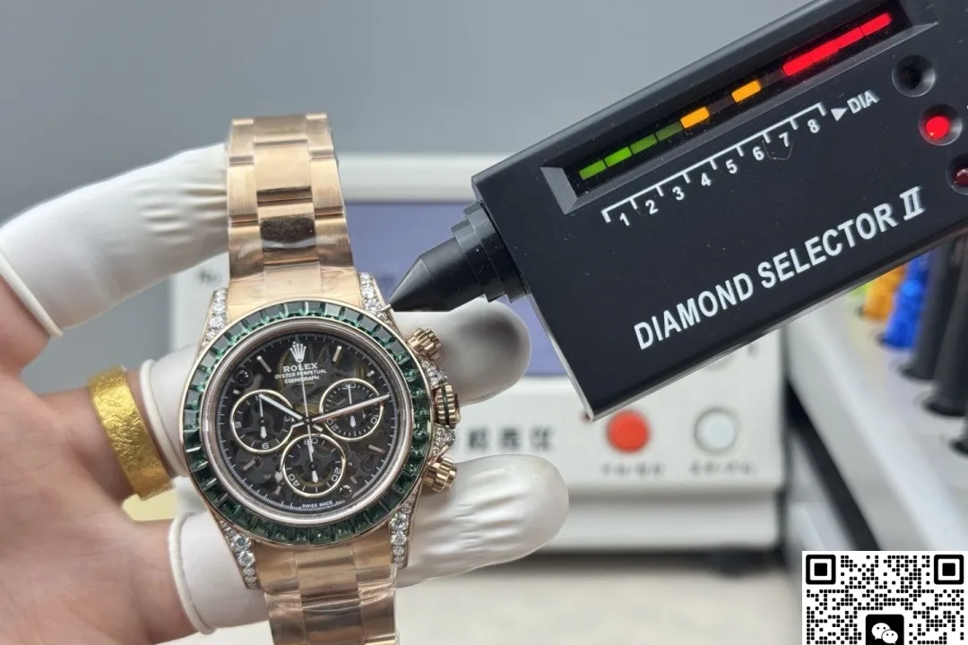 PPM Factory Rolex Daytona Emerald bezel 1:1 Best Edition Replica Watch