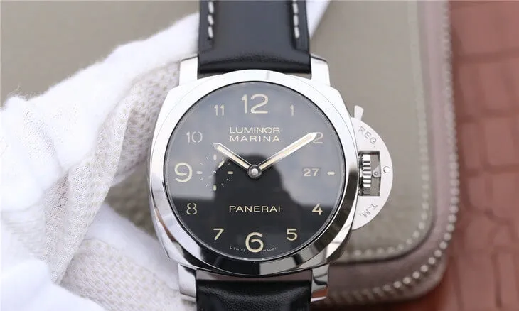 Panerai Luminor PAM00359 VS Factory 1:1 Best Edition Replica Watch Black Strap