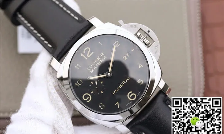 Panerai Luminor PAM00359 VS Factory 1:1 Best Edition Replica Watch Black Strap
