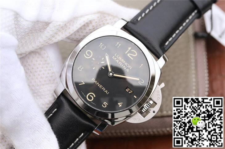 Panerai Luminor PAM00359 VS Factory 1:1 Best Edition Replica Watch Black Strap